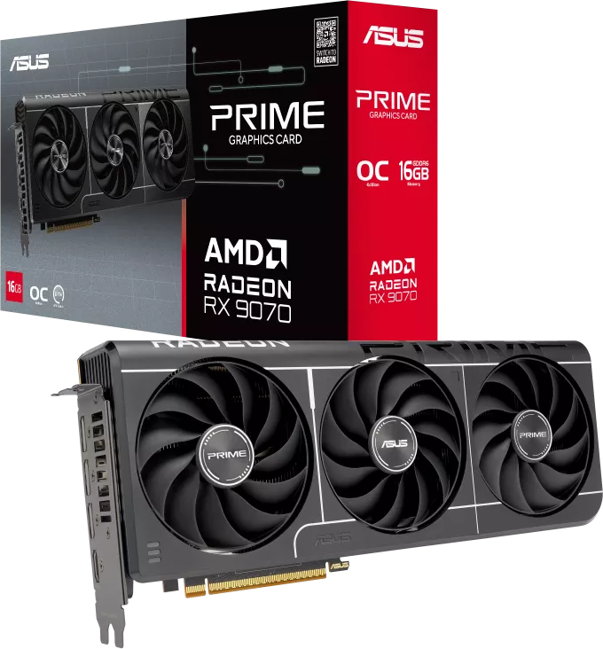 ASUS Prime Radeon RX 9070 EVO OC Edition 16GB [PRIME-RX9070-O16G