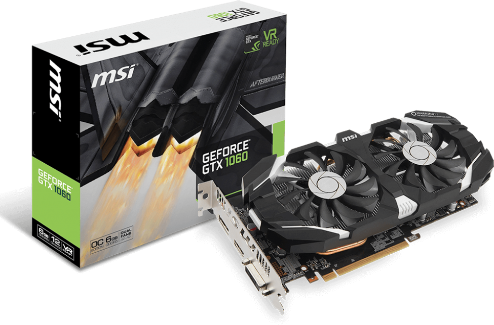【動作確認済】MSI GeForce GTX 1060 6GT OC MSI GeForce GTX 1060 6GT OC [GTX 1060 6GT OC] | SoloTodo.cl