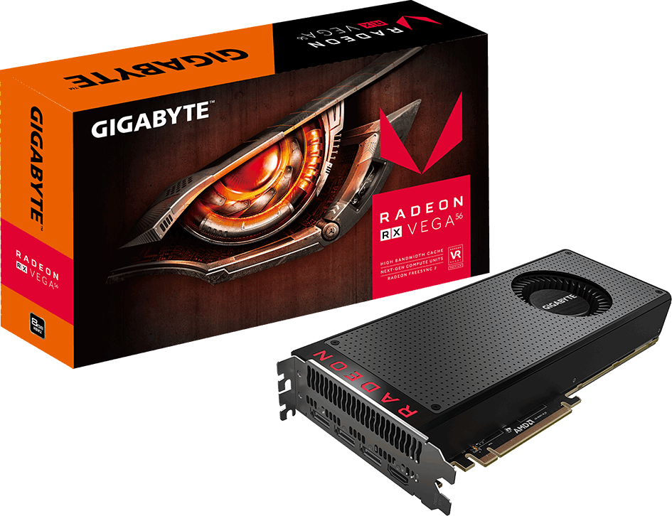 AMD Radeon RX VEGA56 8GB 完動品 美品 Gigabyte RX Vega 56 [GV-RXVEGA56-8GD-B] | SoloTodo.cl
