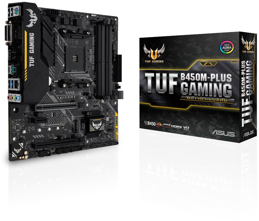 B450M-PLUS × ryzen7 1700 × M.2 SSD 128GB ASUS TUF B450M-PLUS GAMING | SoloTodo.cl