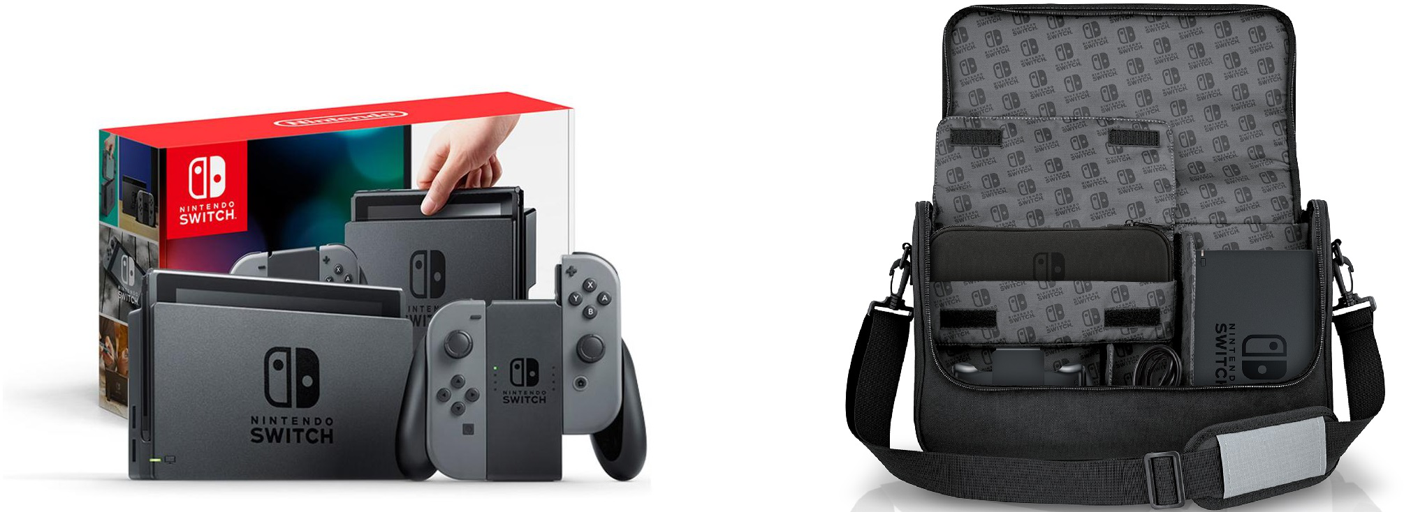 Nintendo Switch Joy-Con Gris + Bolso | SoloTodo.cl