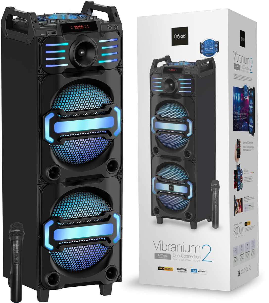 AVラック　ミラータイプ　BK/DBR/WH Microlab Vibranium 2 (8250) | SoloTodo.cl