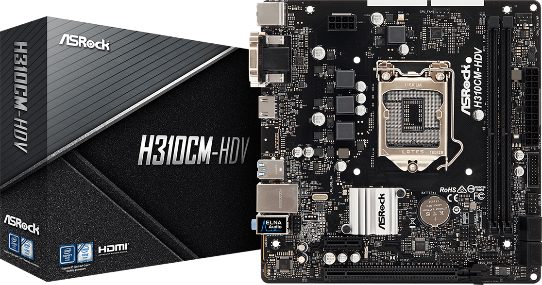 ASRock H310CM-HDV | SoloTodo.cl