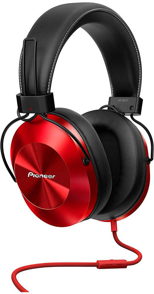 Pioneer SE-MS5T Headphone Hi-Res - Red | SoloTodo.cl