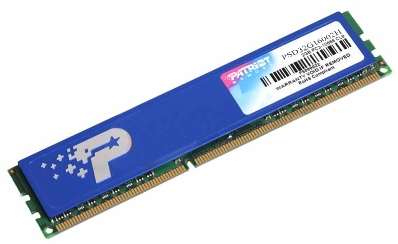 Patriot PSD34G13332 (1 x 4GB | DIMM DDR3-1333) | SoloTodo.cl