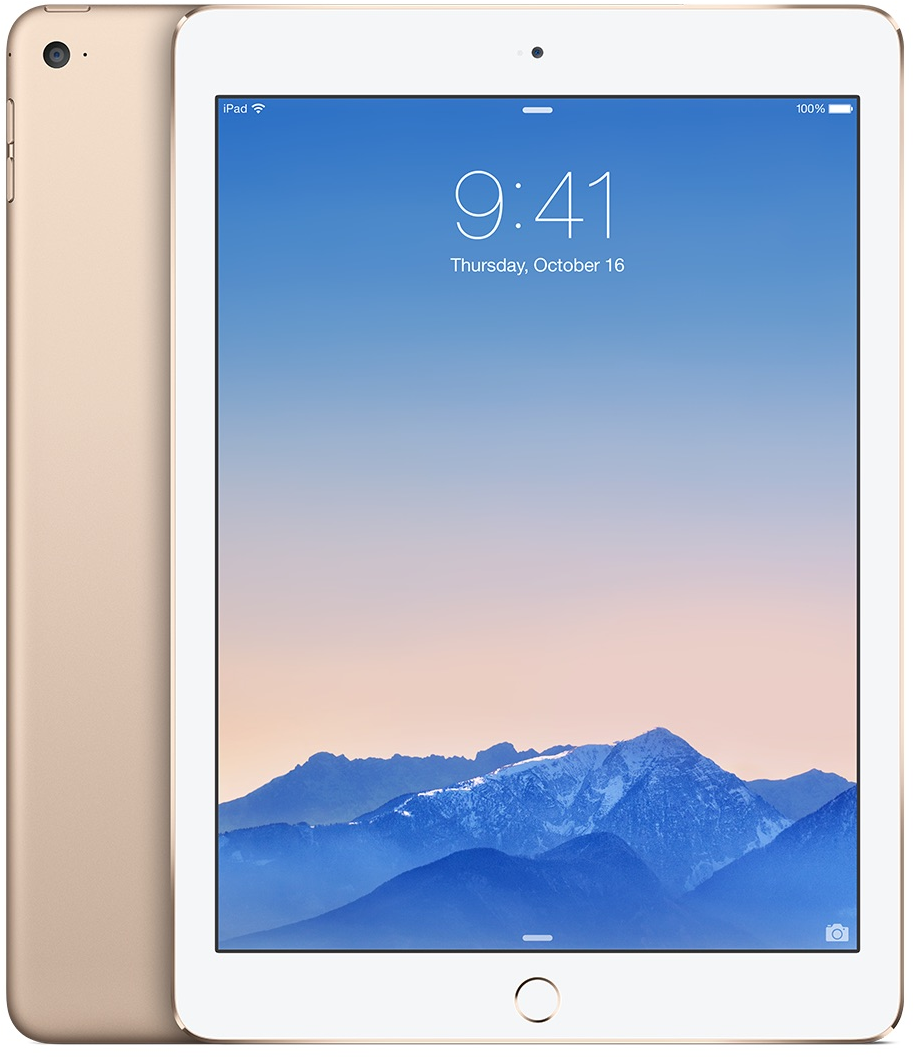 Apple iPad Air 2 2014 (Wi-Fi / 16 GB / Gold) [MH0W2CI/A] | SoloTodo.cl