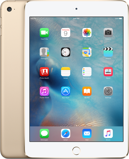 Apple iPad Mini 4 2015 (Wi-Fi / 128 GB / Gold) [MK9Q2CI/A